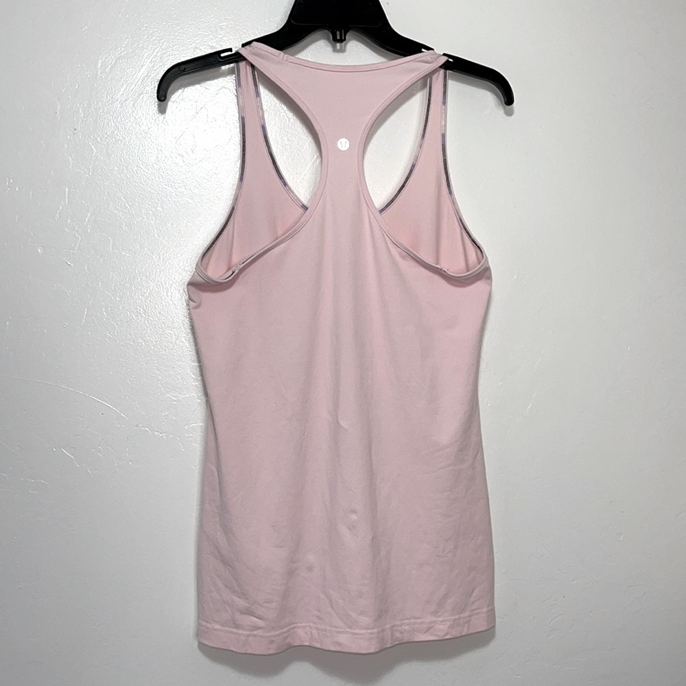 Lululemon pale pink racerback tank top size 8
